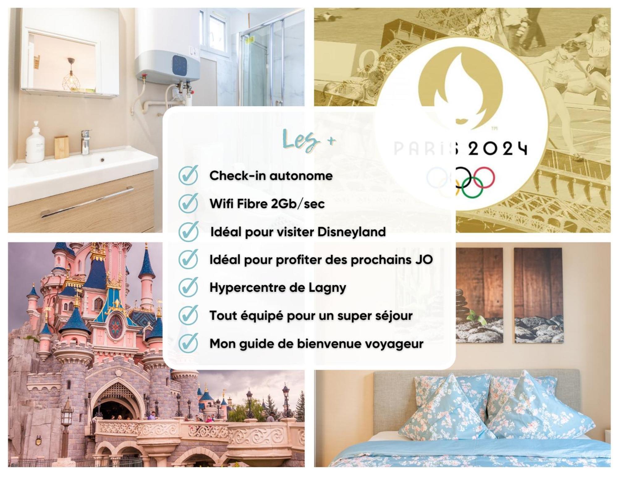Sweethost - La Zen Room - Studio Proche Gare & Disneyland Lagny Exterior foto